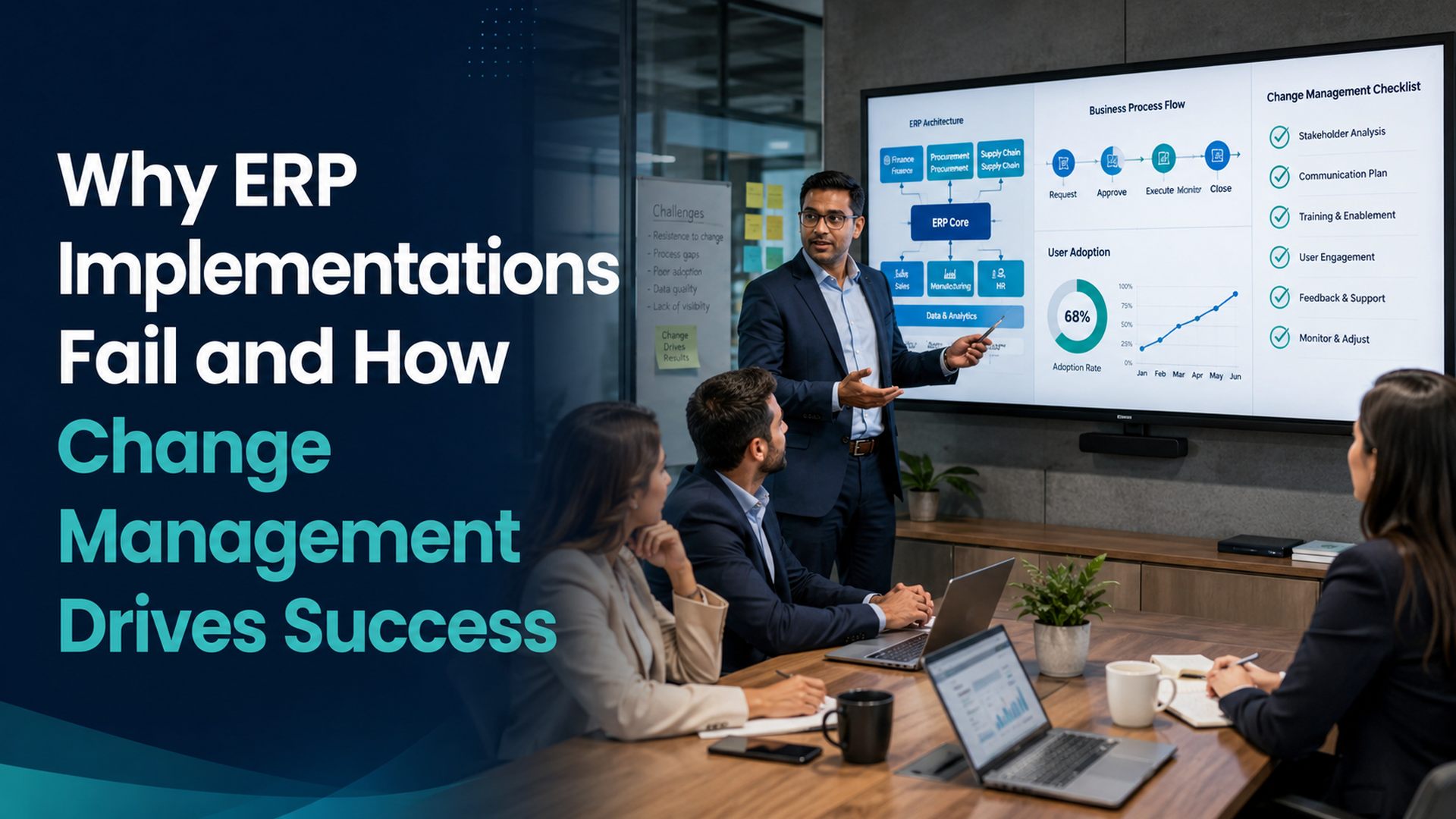 Why ERP Implementations Fail & How Change Management Ensures Success